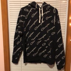 Champion logo hoodie